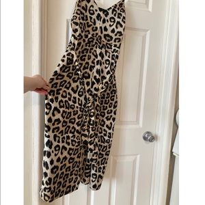 Leopard print jumpsuit